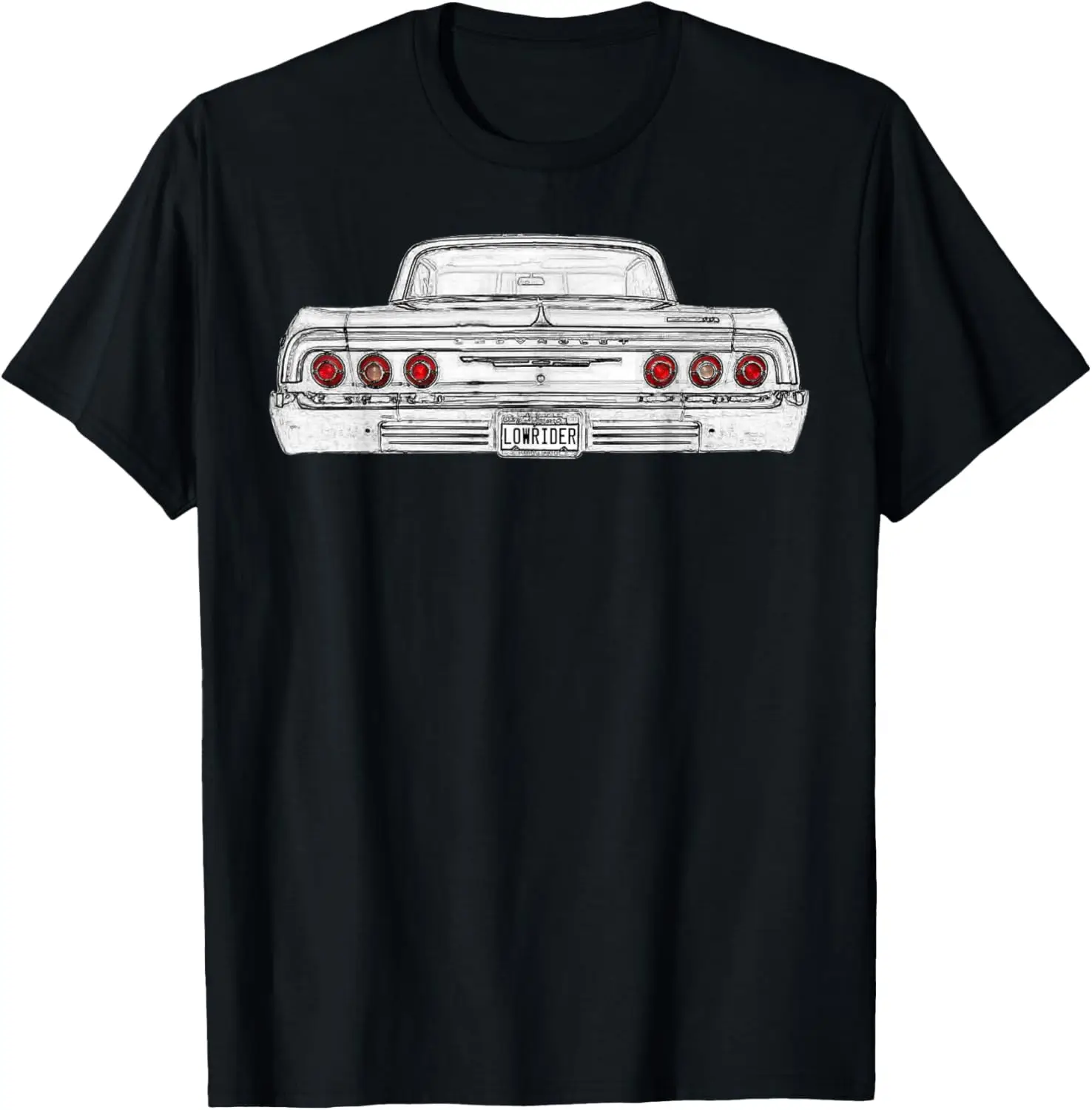 Lowrider 64 Impala Rear T-Shirt Dark Shirt T-Shirt