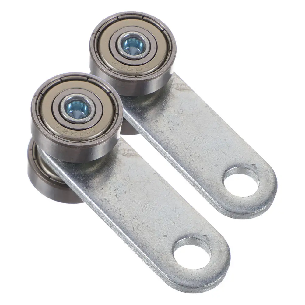 

2Pcs Replacement Roller Trolley Double Bearing 24Mm Sliding Door Wheels for Tall Strut Channel Window Door Heavy Load Use