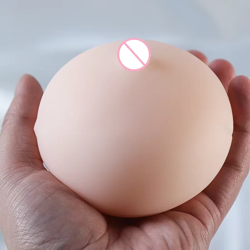 18+ small breast ball adult sex toys male masturbator physical sexdoll real chest soft elastic sexmachine man fetish erotic toys