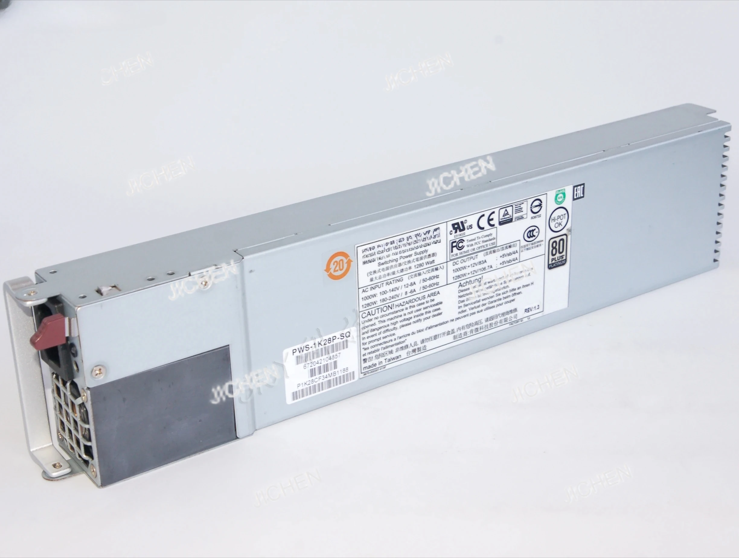 

JC Supermicro PWS-1K28P-SQ 1280 Вт промышленный компьютер, сервер, модуль резервного питания, оригинальная разборка