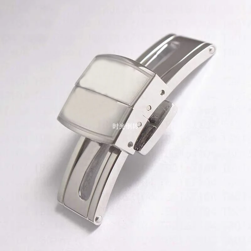 

316L Stainless Steel Folding Buckle For Patek Strap For Philippe Butterfly Clasp PP Quality Deployment Button 18mm With logo