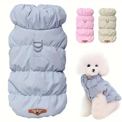Soft Warm Dog Clothes Winter Padded Puppy Cat Coat Jacket For Small Medium Dogs Chihuahua French Bulldog Poodle Vest Pet Outfit
