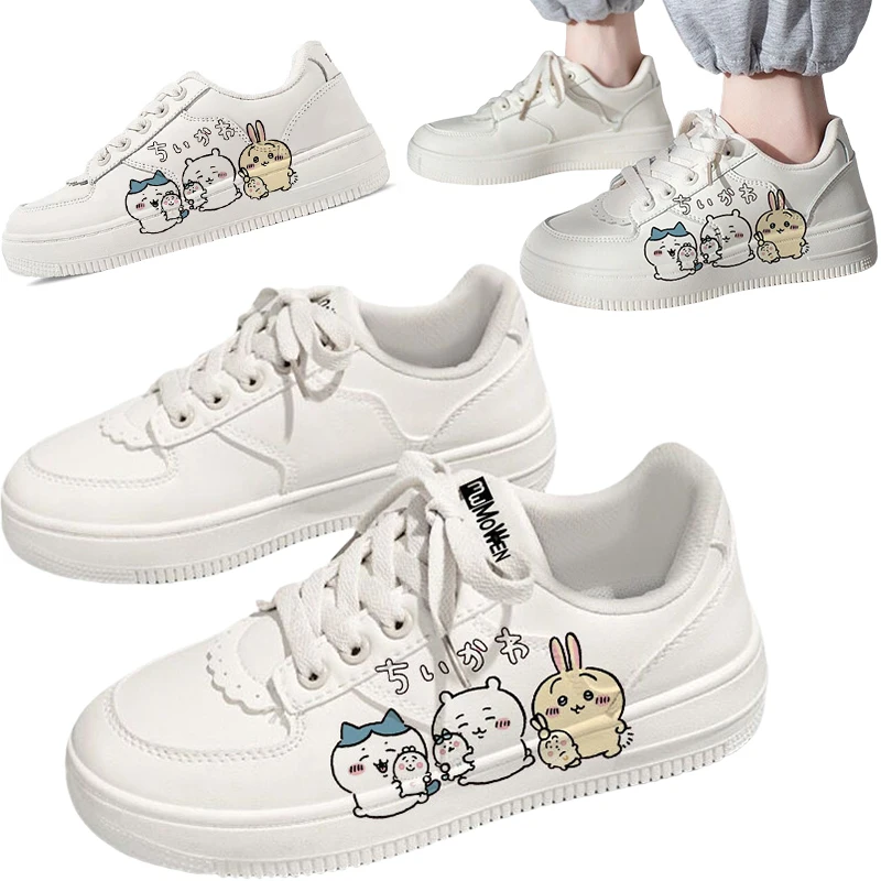 

Chiikawa Usagi Women's Summer Ventilated Sports Style Casual Board Shoes Small White Shoes Fashionable Anime Students Sneakers
