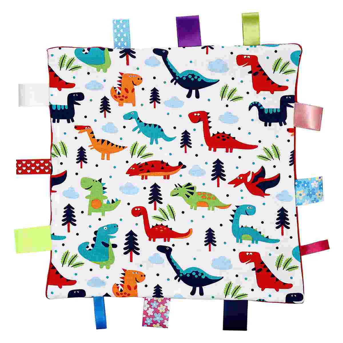 STOBOK Knitting Soothing Towel Toy Soothing Gift for Baby Newborn Children (Dinosaur Pattern) towel for baby