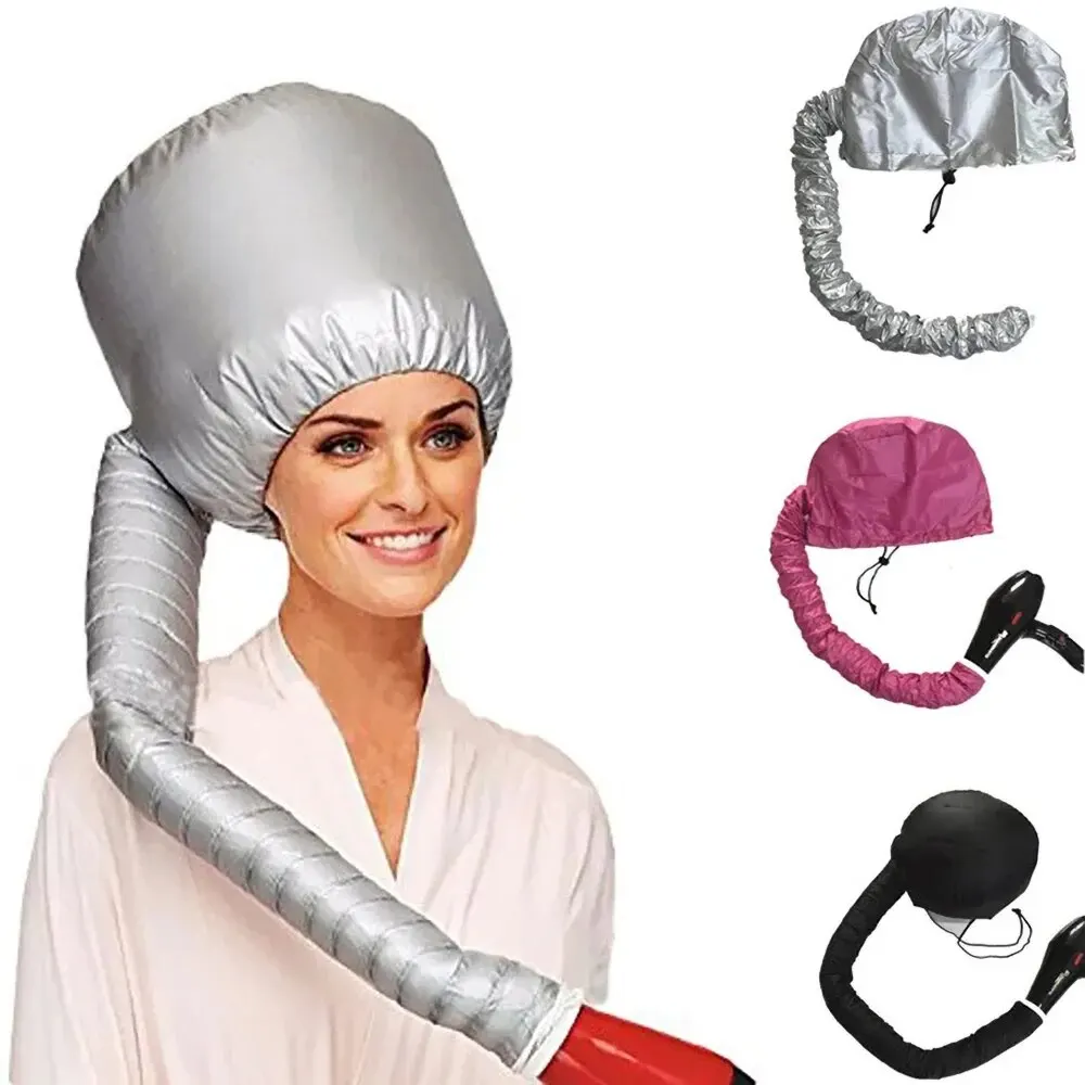 Portable Hair Bonnet Dryer Cap Lazy Man Hair Dryerr Cap Quick Dry Hair Dryer Heating Set Oil Baking Cap Household Fast Dry Hair