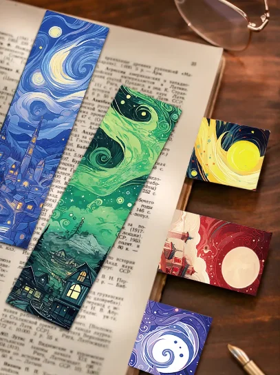 30pcs Forsaken Dreams Series Bookmark Vintage Scenery Book Page Marker Reading Book Mark Stationery Supplies Children Gifts﻿