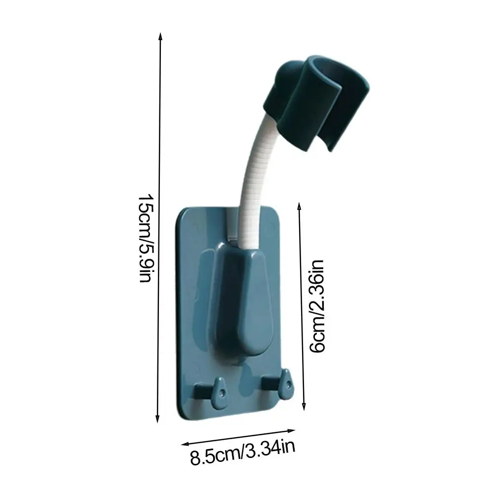하이 퀄리티 샤워헤드 거치대 조절 가능 벽걸이 핸들, 360 ° 회전 가능, 범용 욕실 브래킷, 2 후크, 신제품
