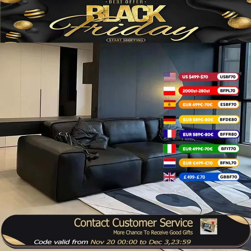 

Italian Black Living Room Sofas Luxury Aesthetic Recliner Lazy Living Room Sofas Loveseat Modern Schlafsofa Bett Furniture Home