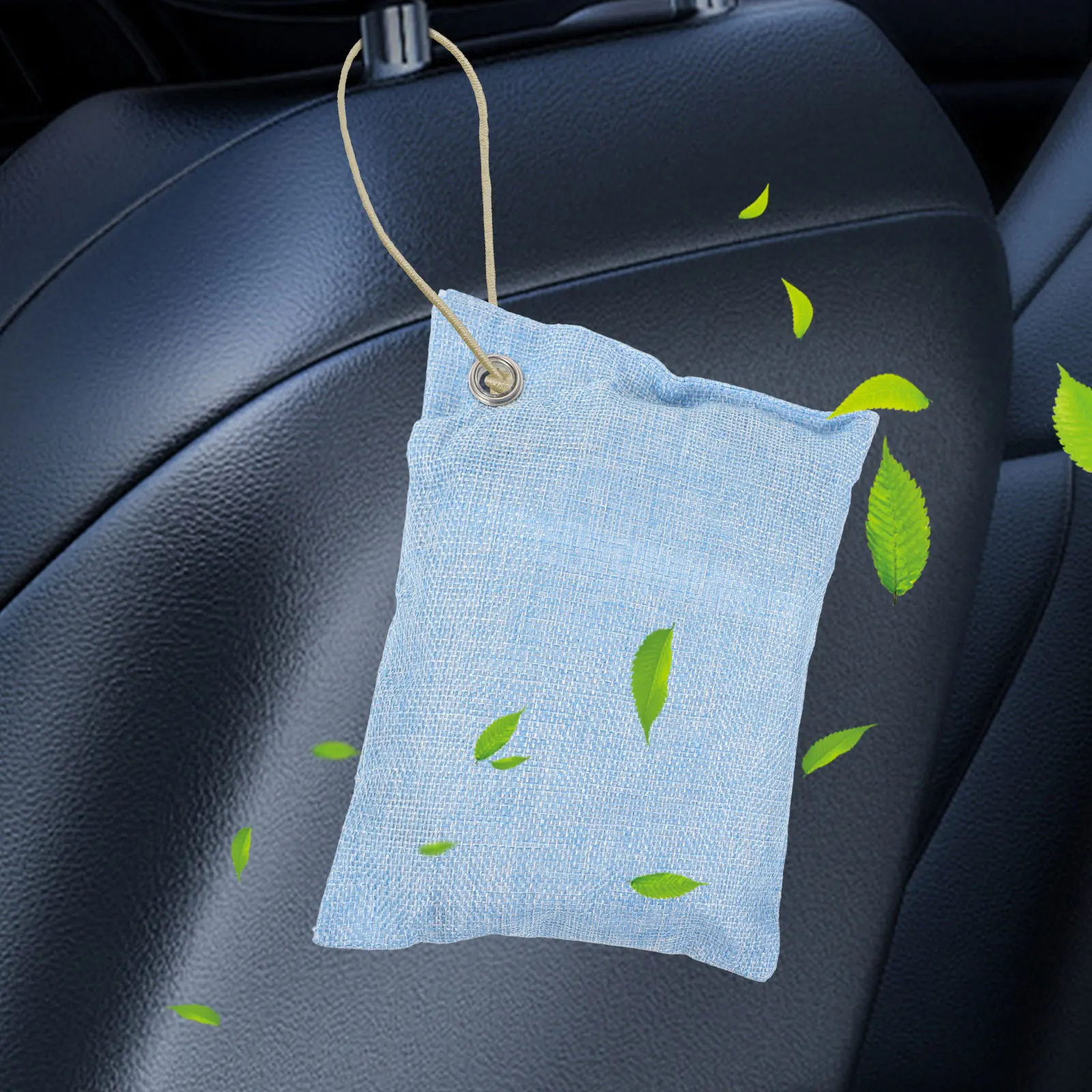 

4 Pcs Bamboo Charcoal Air Purification Bag Bags Cabinet Odor Absorber Car Punch Hole Remover Activated Non-woven Fabric