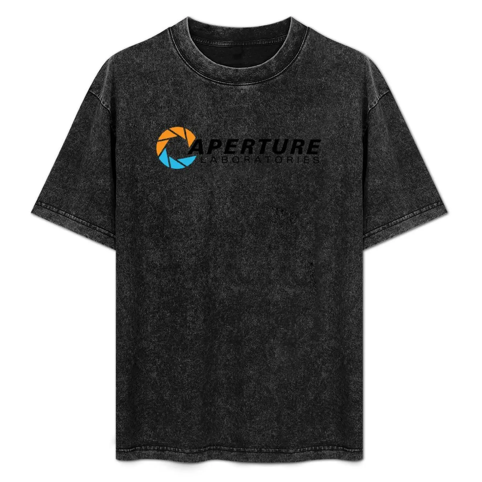 Aperture Science Laboratories - Portal T-Shirt summer clothes Short sleeve tee oversized graphic tee blacks mens clothing