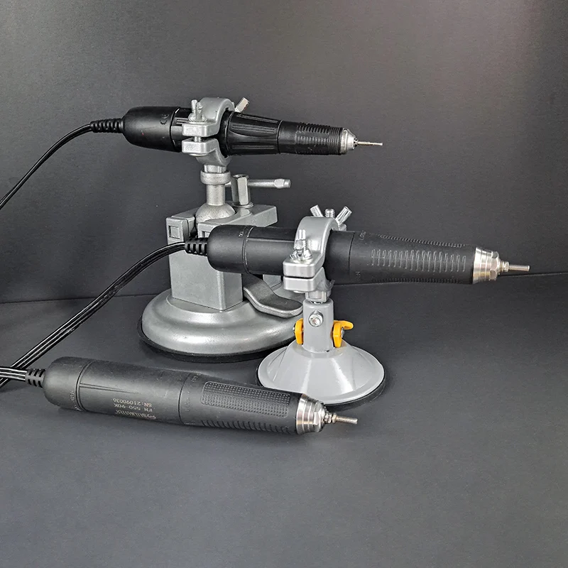 Suction cup type aluminum alloy drilling universal bracket clamping tiger table pliers table pliers D type flat table vice