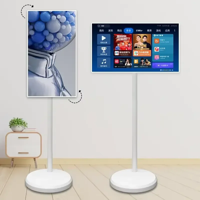 24 Inch Por Smart TV Android 12 Touch Screen ed Mobile Interactive Display For Home Office Travel Use