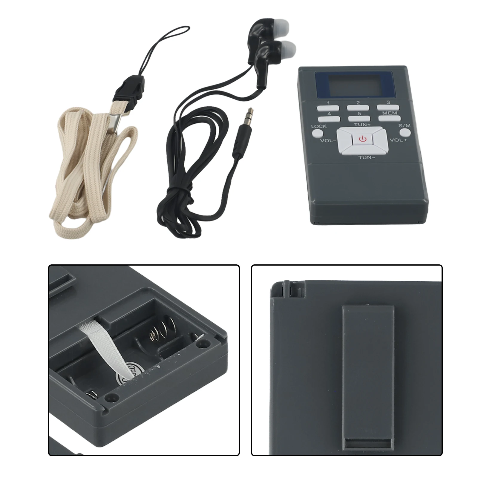 

For FM Broadcasts For Large Meetings Digital AM Radio Mini Stereo Receiver For Travel For Office Use Good Selectivity