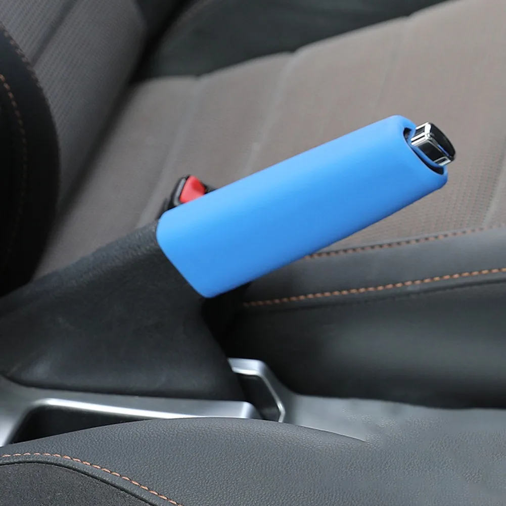 Breathability Handbrake Cover Parking Grips Cover Easy Clean Environmentally Friendly Multicolored Parking Brake