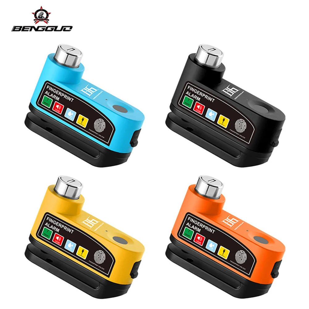 الأمن موتو عجلة القرص قفل مقاوم للماء دراجة نارية القرص قفل حماية السلامة قفل دراجة نارية الملحقات #6