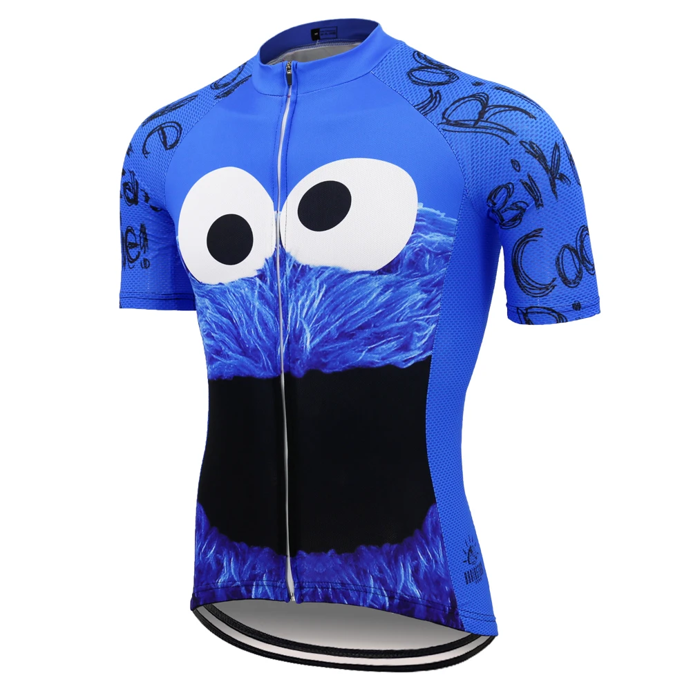 Men Short Sleeves Cycling Jersey Bike Clothing Summer Breathable Quick Drying Outdoor Sports Jersey