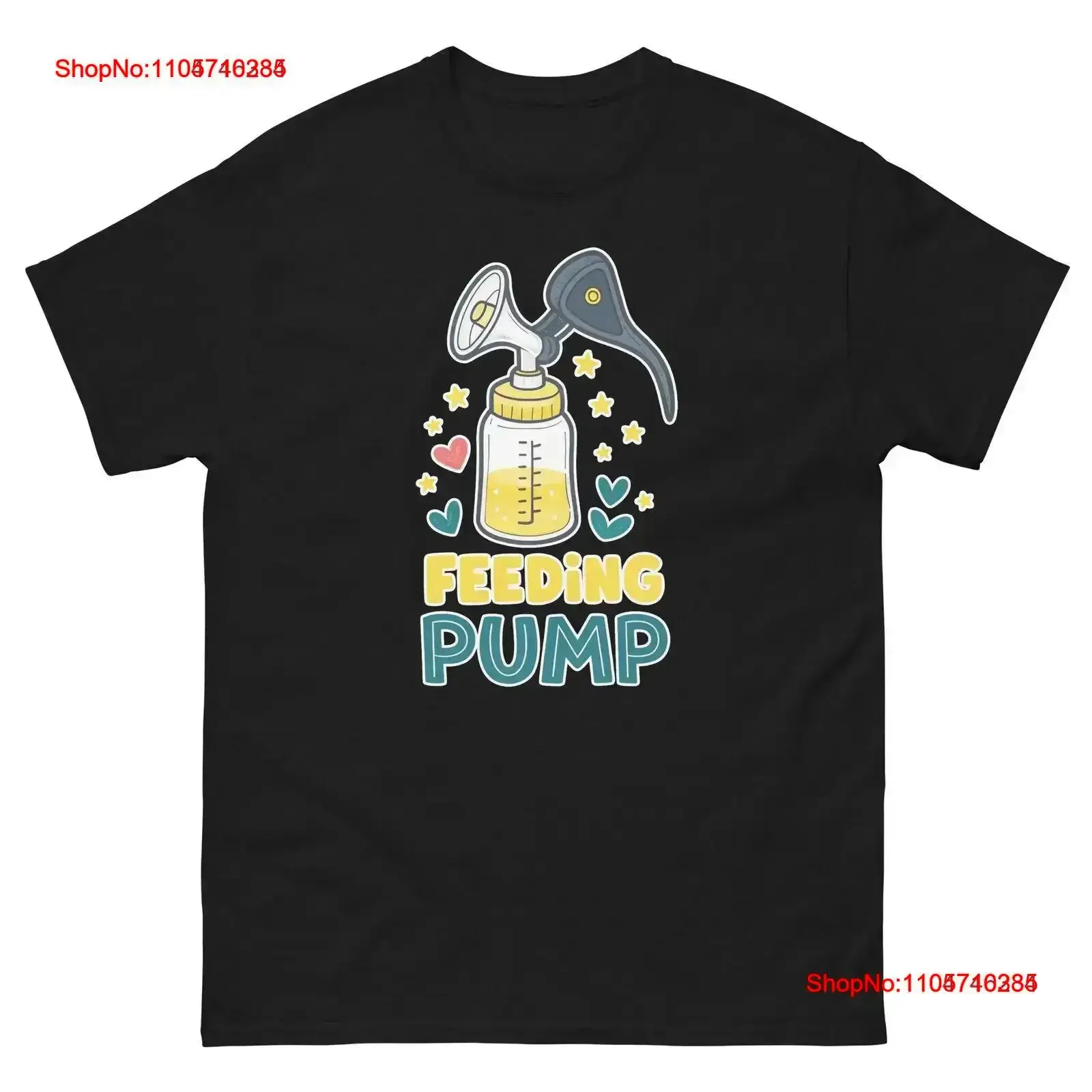 Feeding Pump Hospital Health Medical Safety T Shirt vintage Washed fashion graphic Casual Versatile Slightly Soft vintage