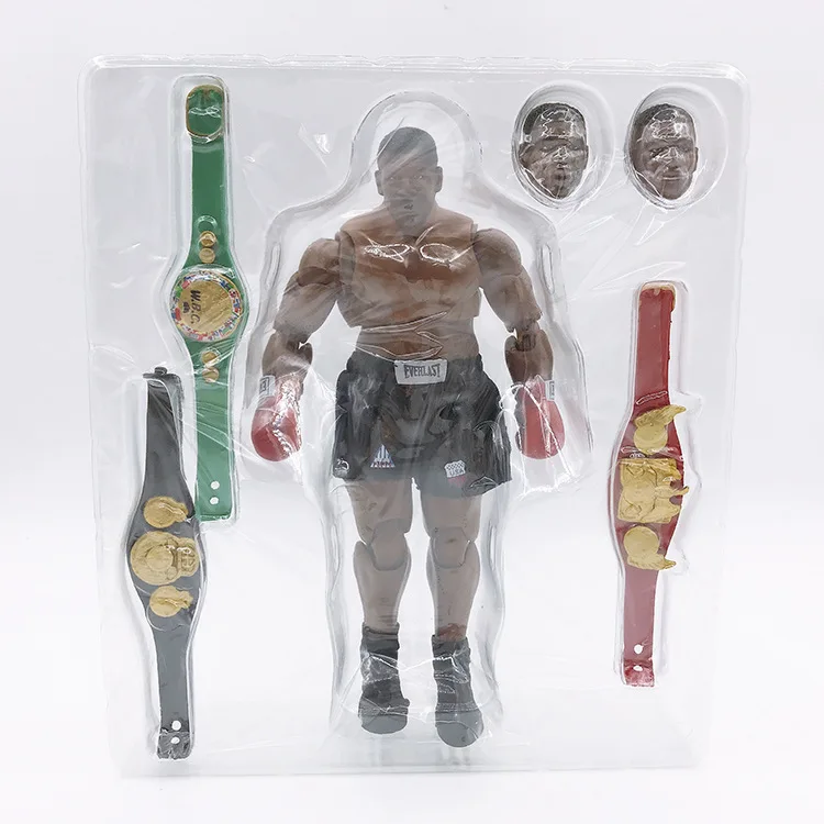 Storm Toys Boxen Tyson Boxen Boxer Champion Mike Tyson Dreiköpfiges Gesichtsmodell Sammlermodell Spielzeug