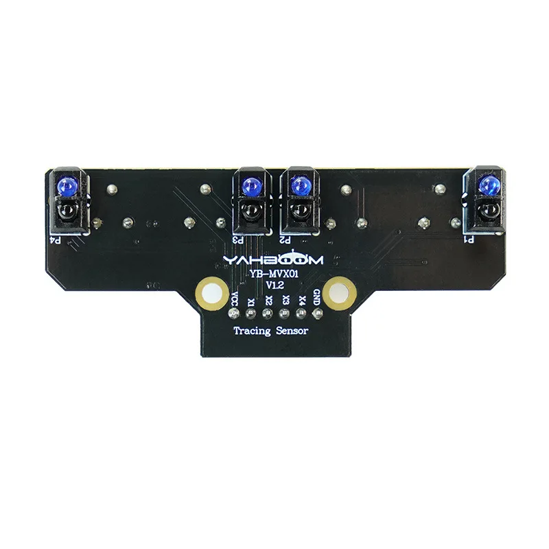 

Intelligent car robot 4-way tracking module line inspection sensor