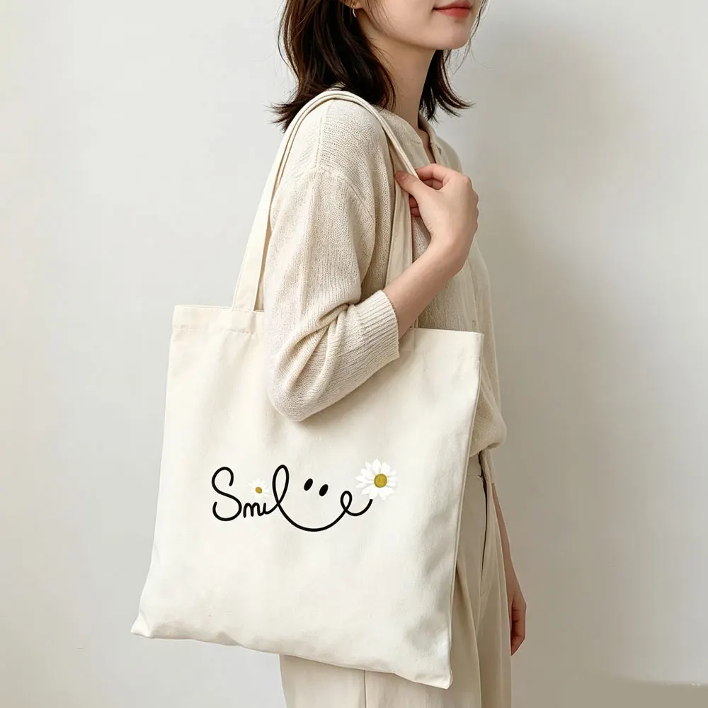 1 Piece Women's Large Capacity Durable Nylon Tote Bag with 