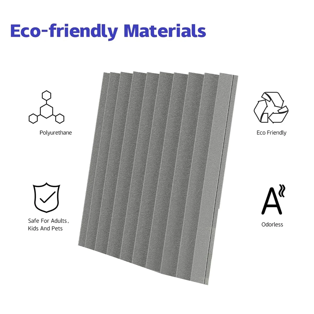 36 Pack Self-Adhesive Acoustic Panels, Sound Proof Foam Panels, High Density Soundproofing Wall Panels for Home (Grey)