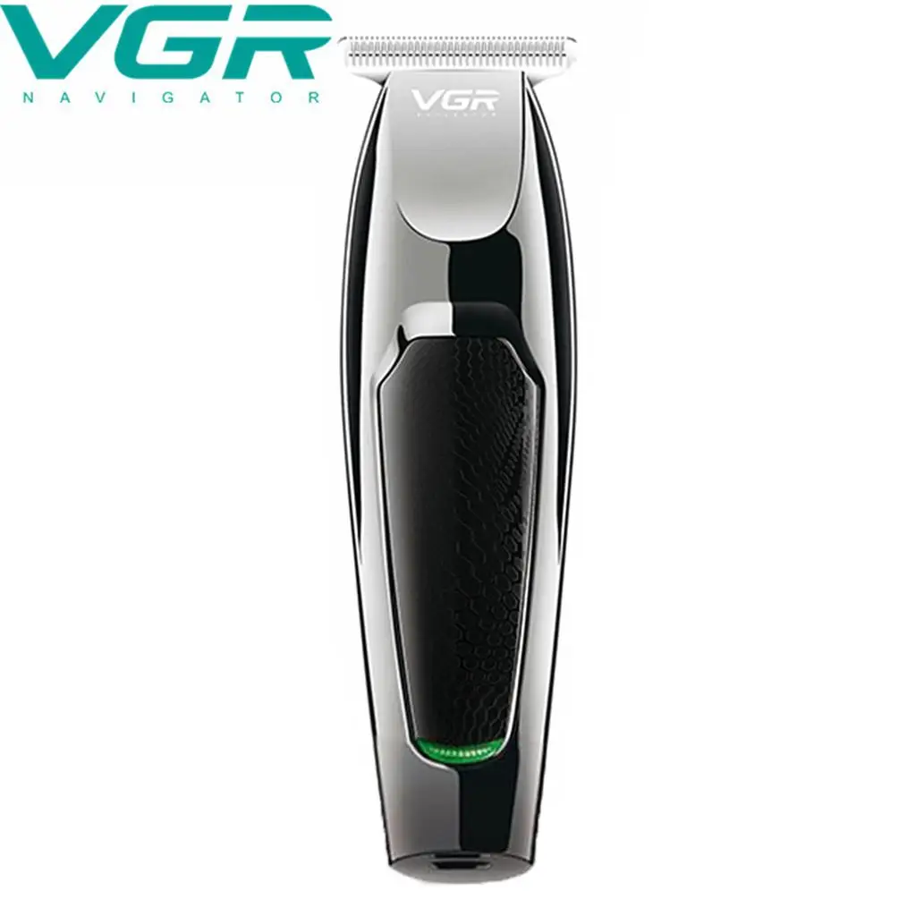 VGR Mens Hair s, เครื่องโกนหนวดเคราแบบชาร์จไฟได้ตัดผม Groomer พร้อมหวี 5 อัน &