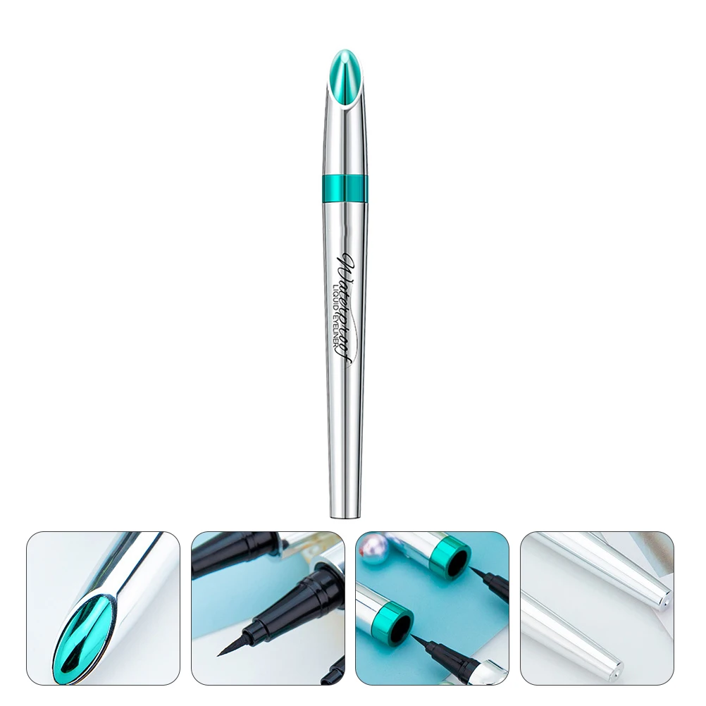 Delineador de ojos Maquillaje Impermeable Lápiz delineador de ojos con punta de precisión de larga duración Fácil de aplicar Acabado sin manchas Uso durante todo el día