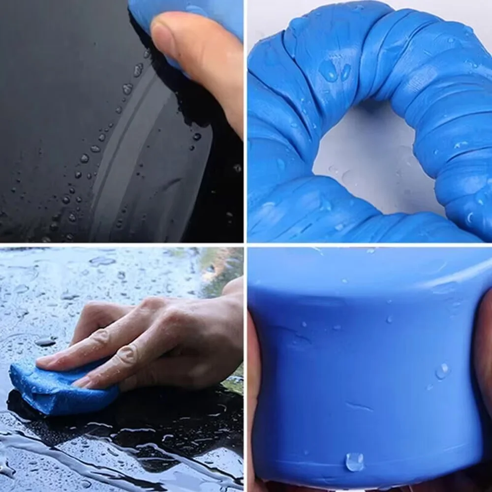 Professional Auto Detailing Clay Bar with Storage Box Reusable Fast Remove Flying Paint Iron Dust Cleaner for Car Paint Glass