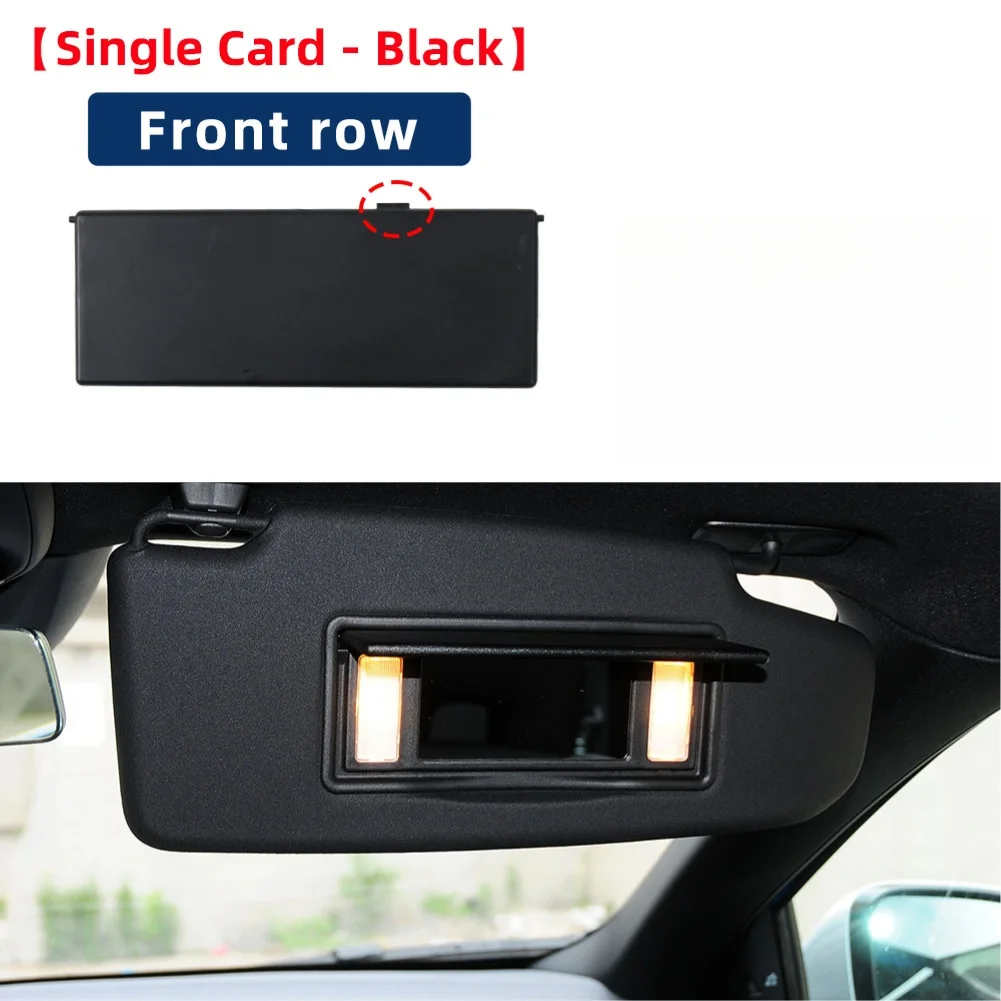 Sun Visor Makeup Mirror Cover For Volvo V40 2013-2018 And For Volvo S60 PC ABS Material Available In Black Gray Beige