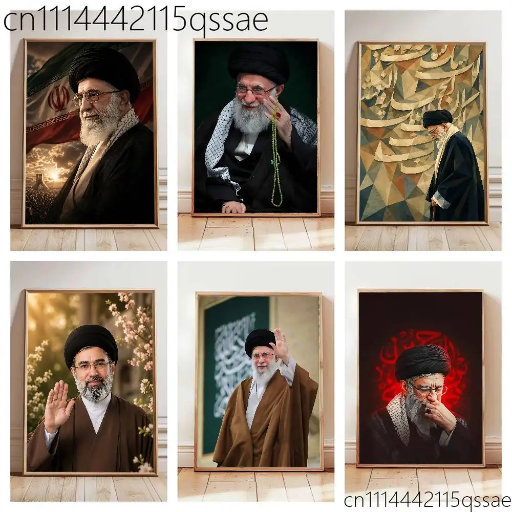 For RIP Ali K-Khamenei Iran Poster Wall Art Posters, Texture Paintings, Ideal Gift for Room Decoration