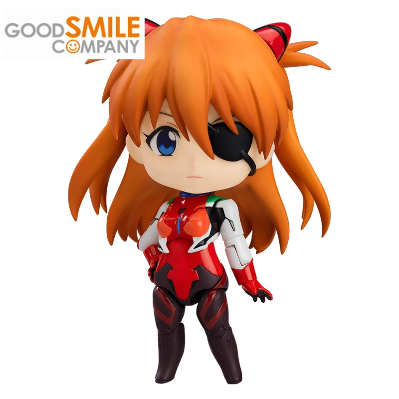 Good Smile Original GSC 1431 Nendoroid EVA Asuka Langley Soryu Combat Uniform Anime Action Figures Toys for Boys Girls Kids Gift