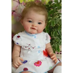 21Inch Reborn Kit Naomi Limited Edition Reborn Vinyl Doll Kit Lifelike Real Soft Touch Fresh Color Unfinished Blank Doll Kit