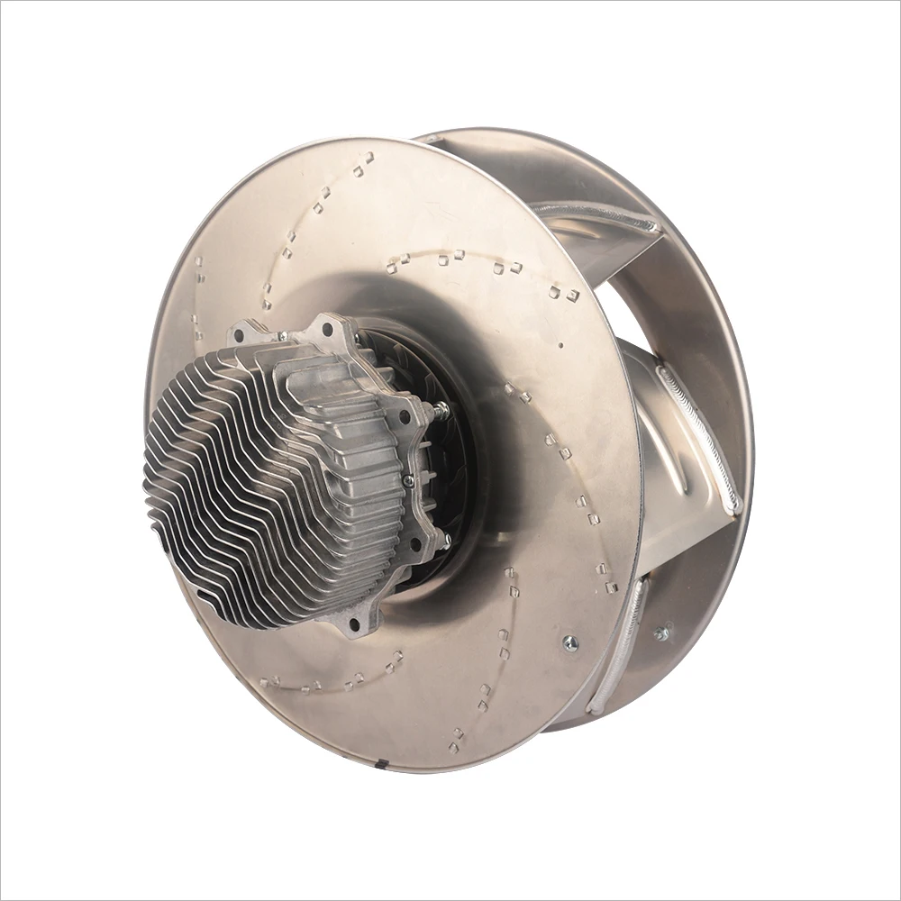 Custom High Quality 315mm Diameter AC Backward Centrifugal Exhaust Fan for HVAC System OEM Support