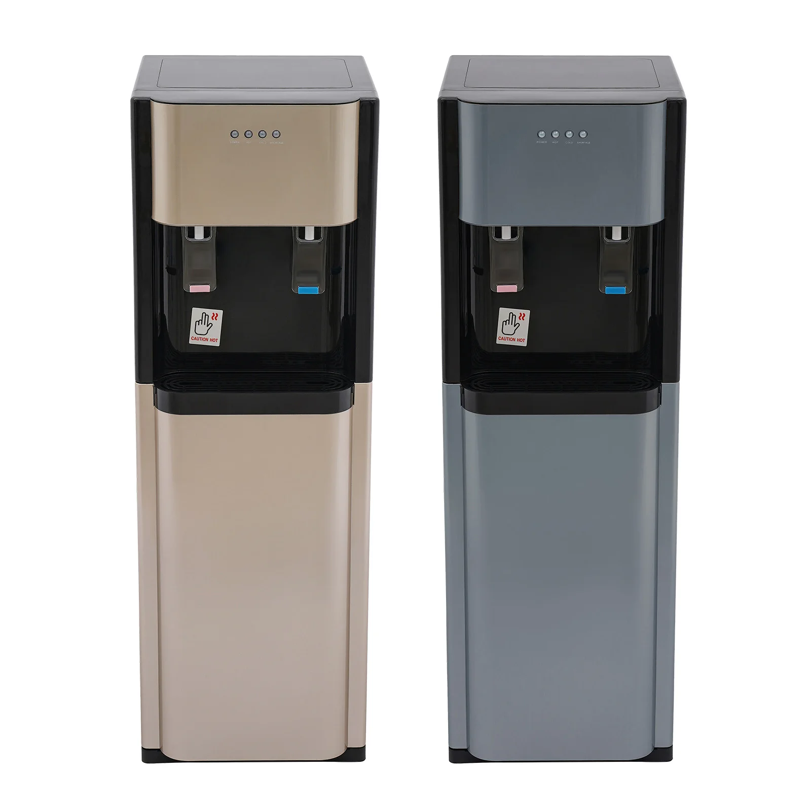 

Gold/Dark Gray Bottom Loading Water Dispenser with Heating Cooling Function for Office Nursery Home Gym Kitchen Apartment Hotel