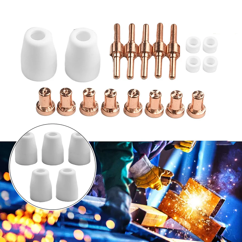 

For PT-31 Extended Air Plasma Cutting Nozzle Electrode Plasma Shield Cups Swirl Baffles For CUT-40 Plasma Welding Accessories