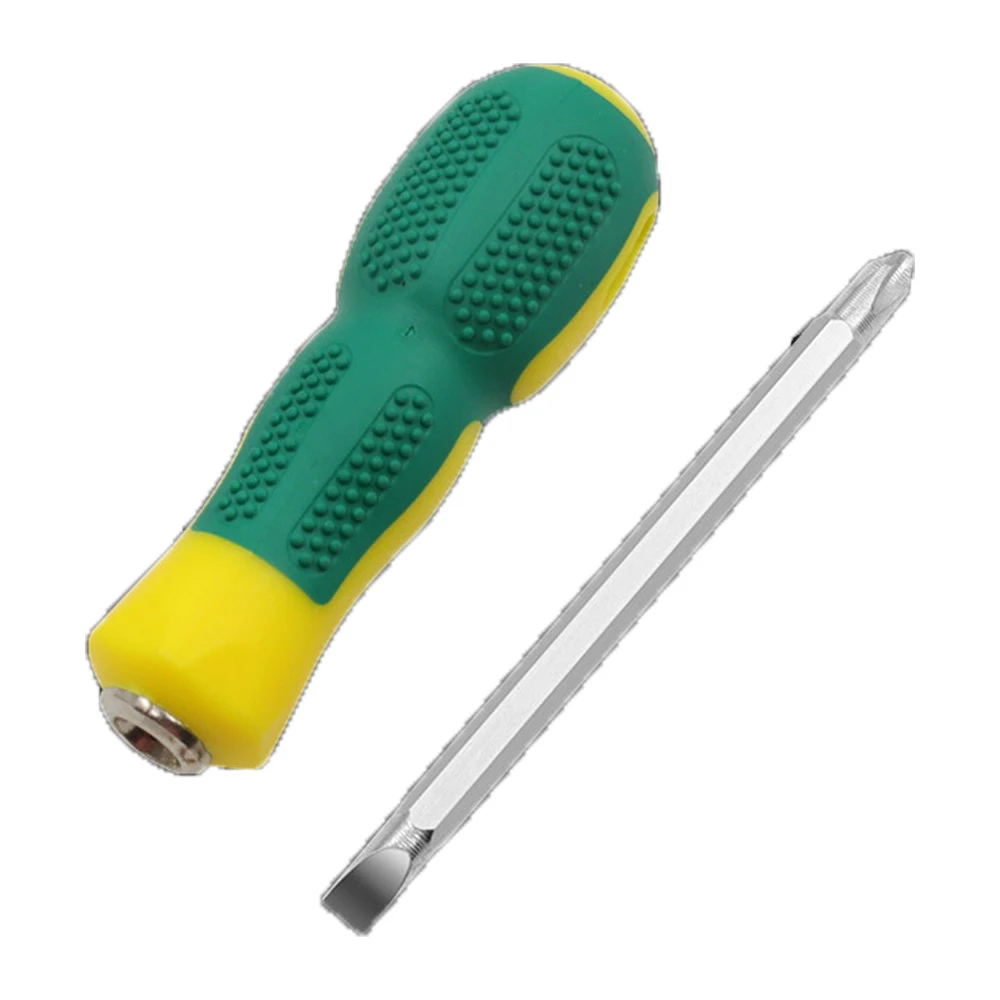 Tournevis Phillips PH2 à fente cruciforme, manche de massage, tournevis à double tête Torx, 6mm, 1 pièce