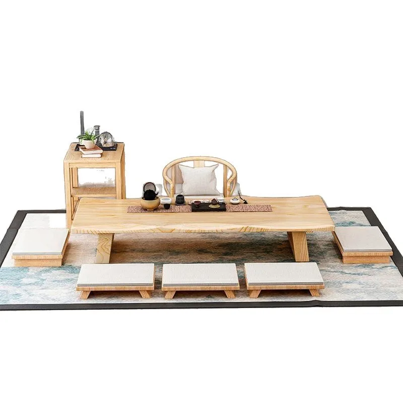 Coffee table zen low table bay window long window sill table  y