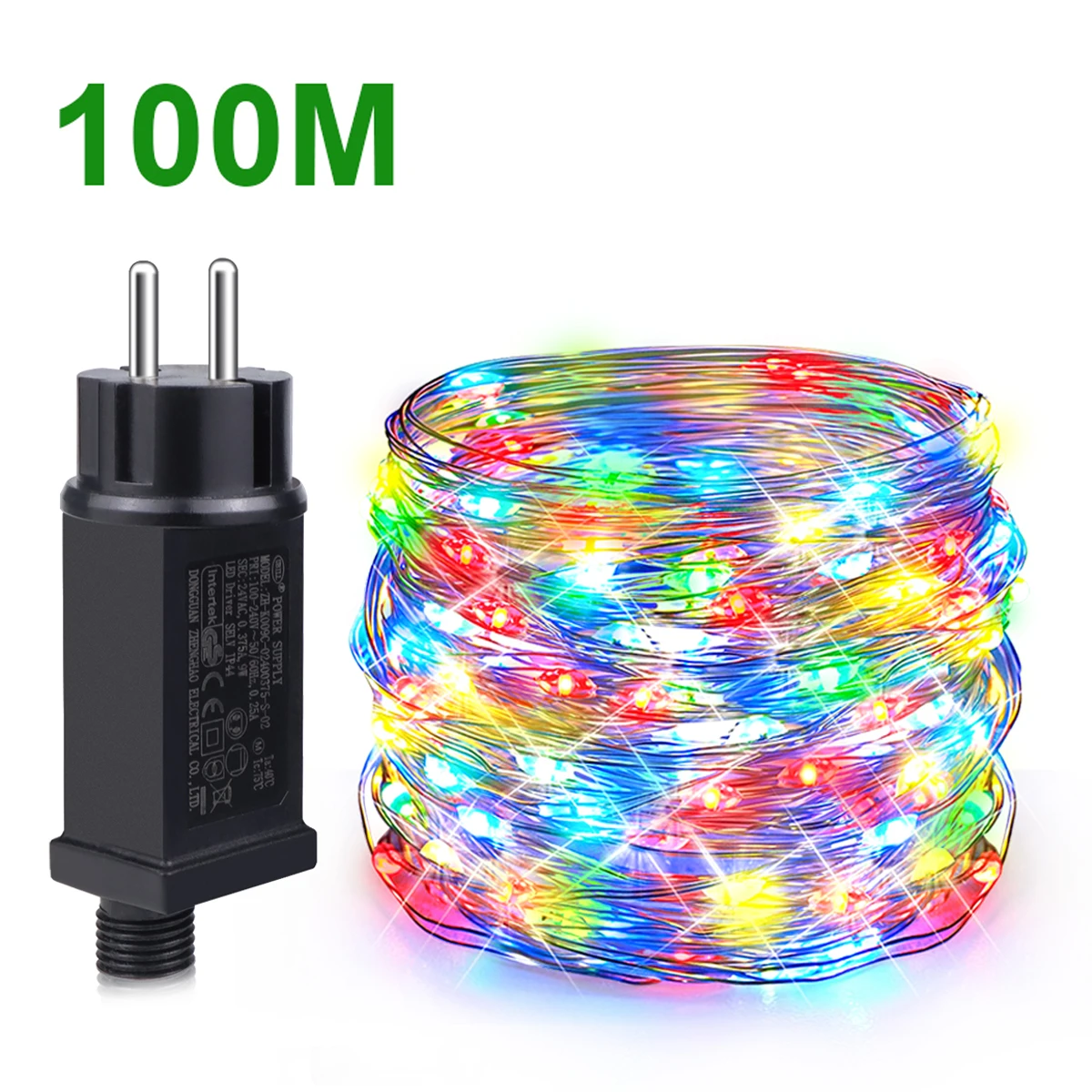 100m 50m 20m LED String Lights Outdoor Waterproof Festoon Garden Wedding Decor Christmas Fairy Garland Copper Wire String Lights