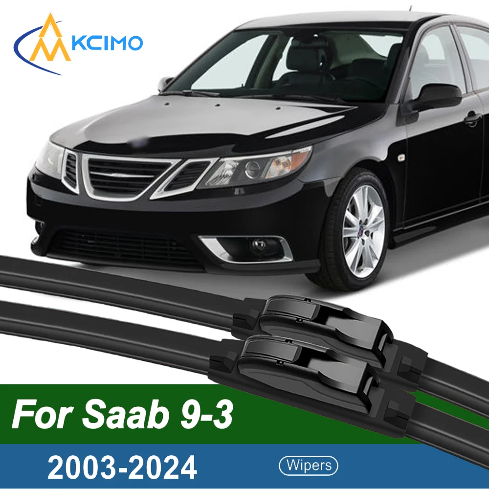 

Premium Silent Car Wiper Blades For Saab 9-3 2003-2014 -All-Season Frostproof Heat-Resistant HD Cleaning for Sedan SUV Truck