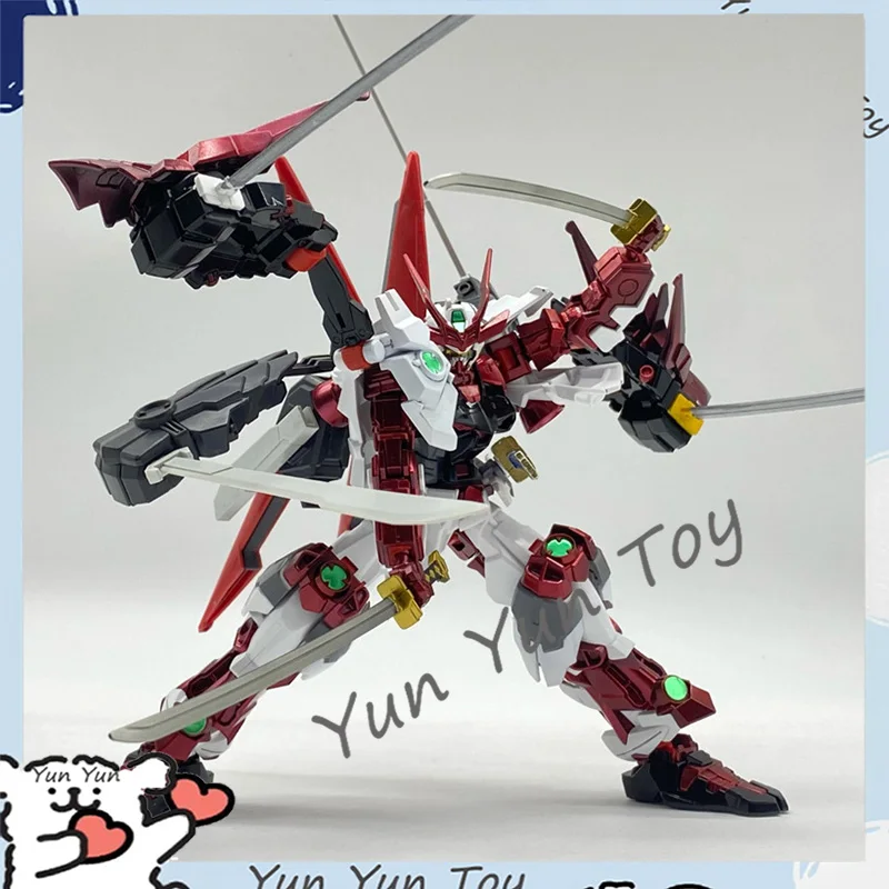 Sengoku Astray Red Frame Action Figure Hg 1/144 Assembly Model Joint Mobility Collectible Toys Ornament Doll Child Birthday Gift