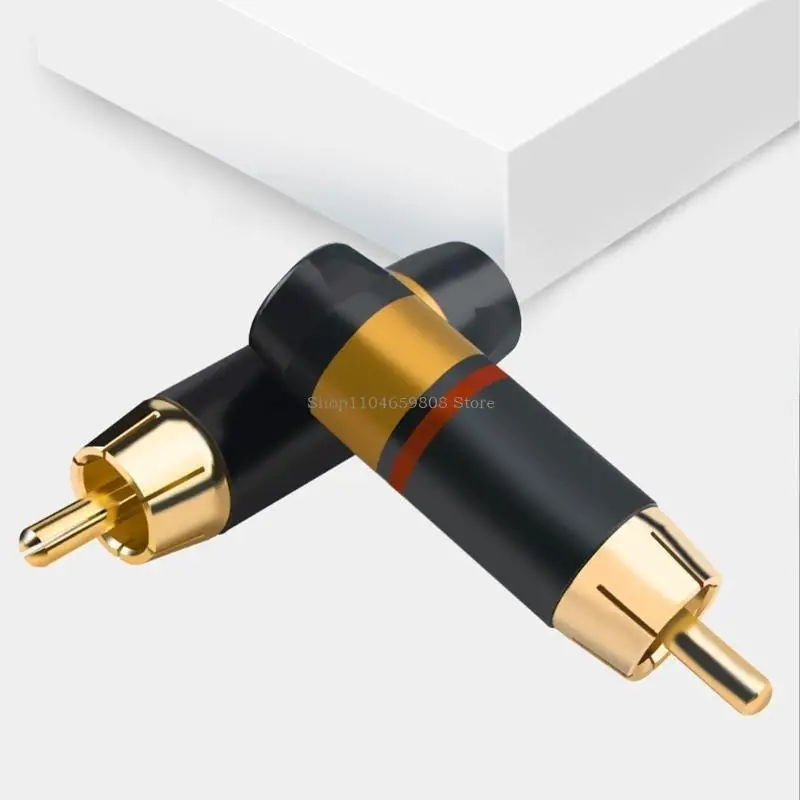 

Lotuses Connectors Male Plug Soldering Wire Connectors Speaker Lotuses Socket