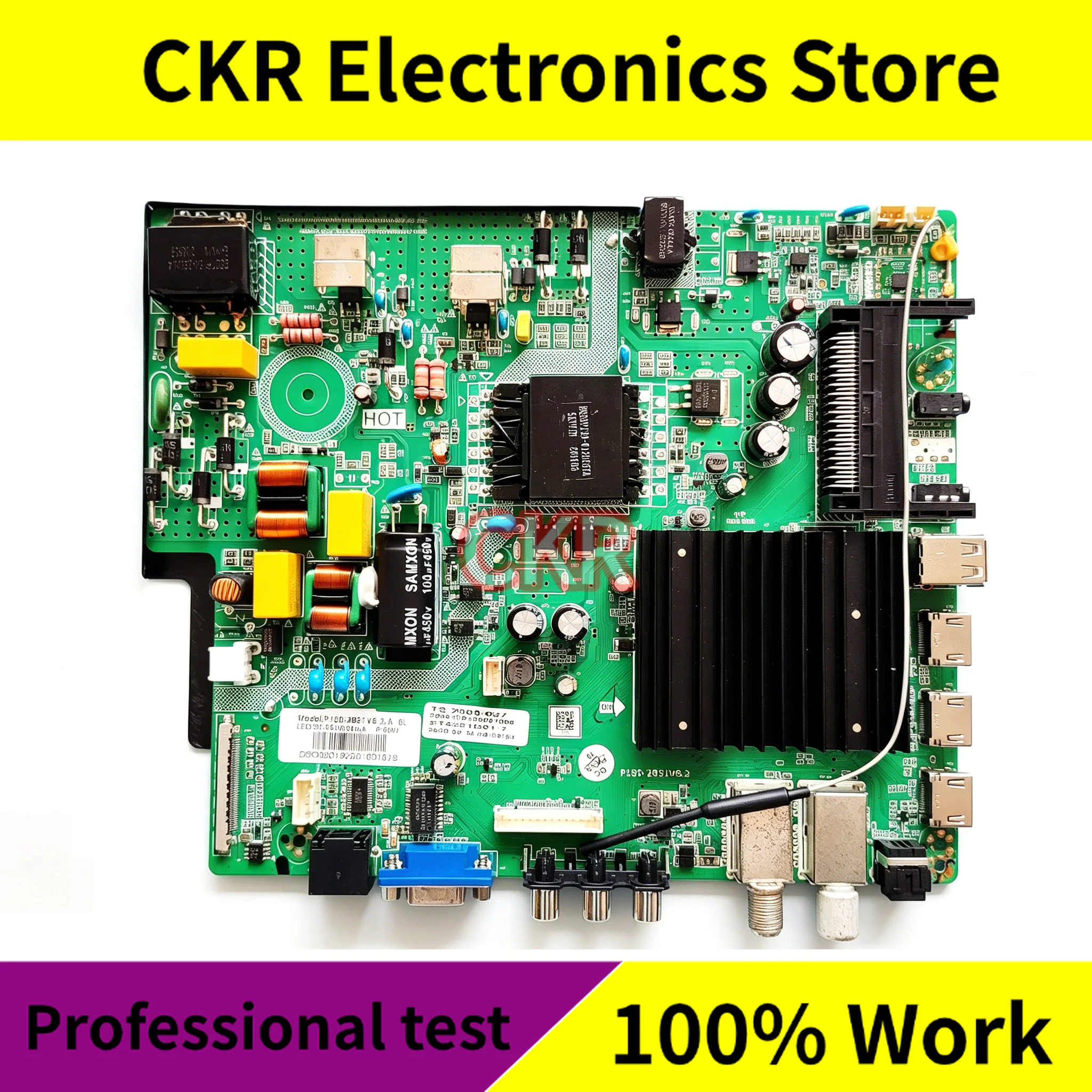 P150-2851V6.2 4 Core WiFi Smart Main Board TV Standard 4K 1.5G + 8G Main Board