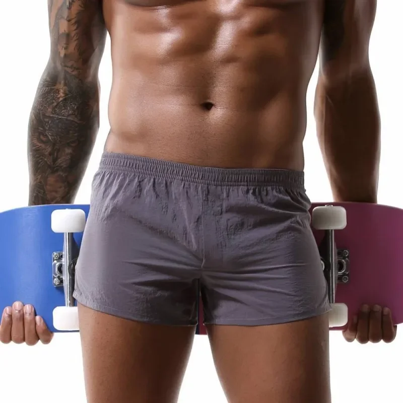 

Men's Board Shorts Fitness Bodybuilding Swimming Trunks Casual Cool Jogger Workout Solid Beach Shorts