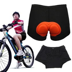 Pantaloncini da ciclismo pantaloncini da discesa imbottiti in spugna uomo donna bicicletta traspirante intimo ad asciugatura rapida abbigliamento da bici pantaloncini da motociclista