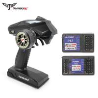 DumboRC X4 2.4G 4CH Transmitter with P6F Receiver P6DC With DC Light for RC Model MN-90 Car Boat Tank RC Parts