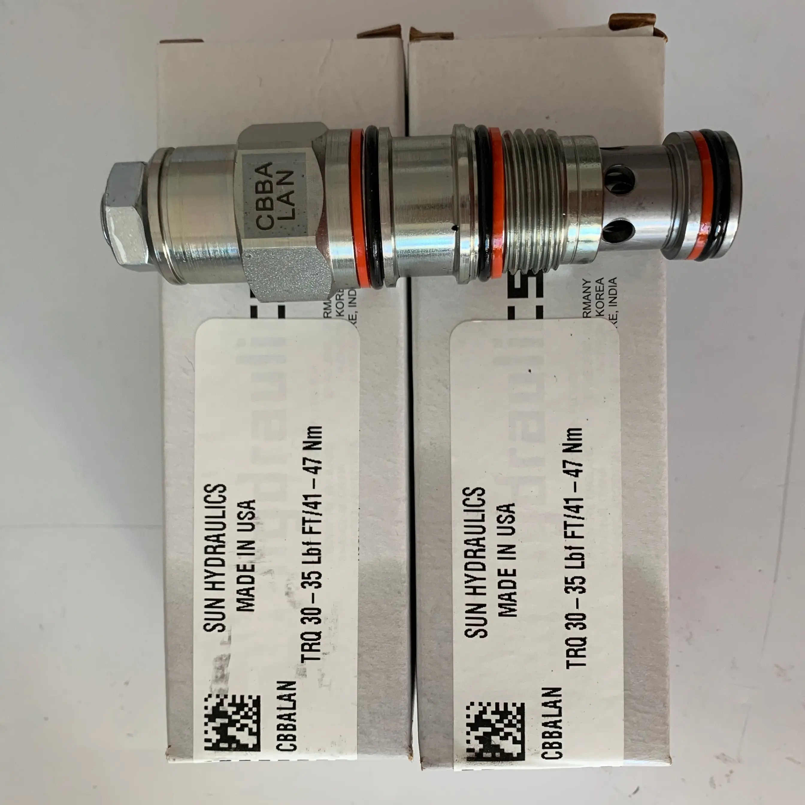 CBBA-LAN SUN Hydraulics Original Genuin Made in USA Cartridge Valve Standard Capacity Counter Balance Valve