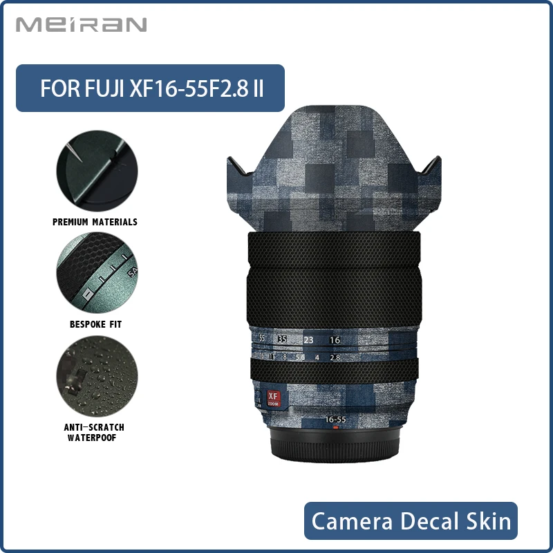 

Protective Film Skin Wrap Film Camera Sticker For FUJIFILM XF16-55mmF2.8 R LMWR II Photography Accessories Customization