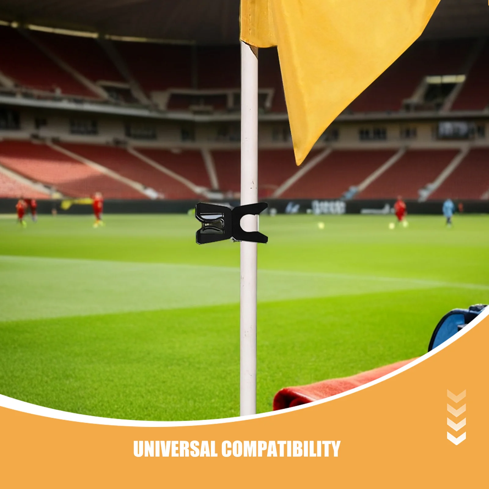 8 قطعة علامة علامة قضيب مشبك: تدوير القطب المشبك لأدوات تدريب كرة القدم مشبك بلاستيكي كليب رشاقة القطب اتصال