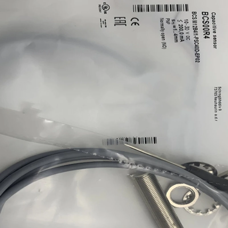 

2 шт. Новые индуктивные датчики приближения BCS M12T4G1-NSM40C-EP02 BCS M12T4G1-POM40C-EP02