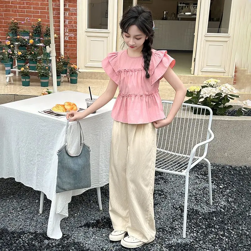 

Children's T-shirt Summer Suit for Girls Teen Girl Clothes Costumes Girl's Set Child Sets 2025 11 12 Years 14 Old Costume Female